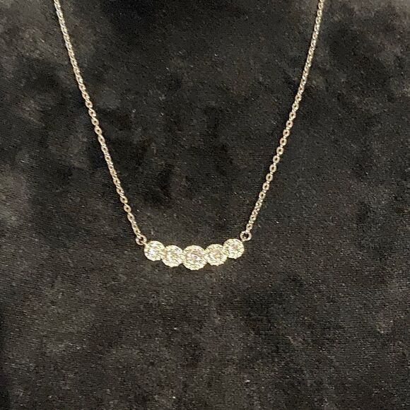 The Smith Cubic Zirconia and 925 Silver Pendants Necklace - Picture 9 of 12